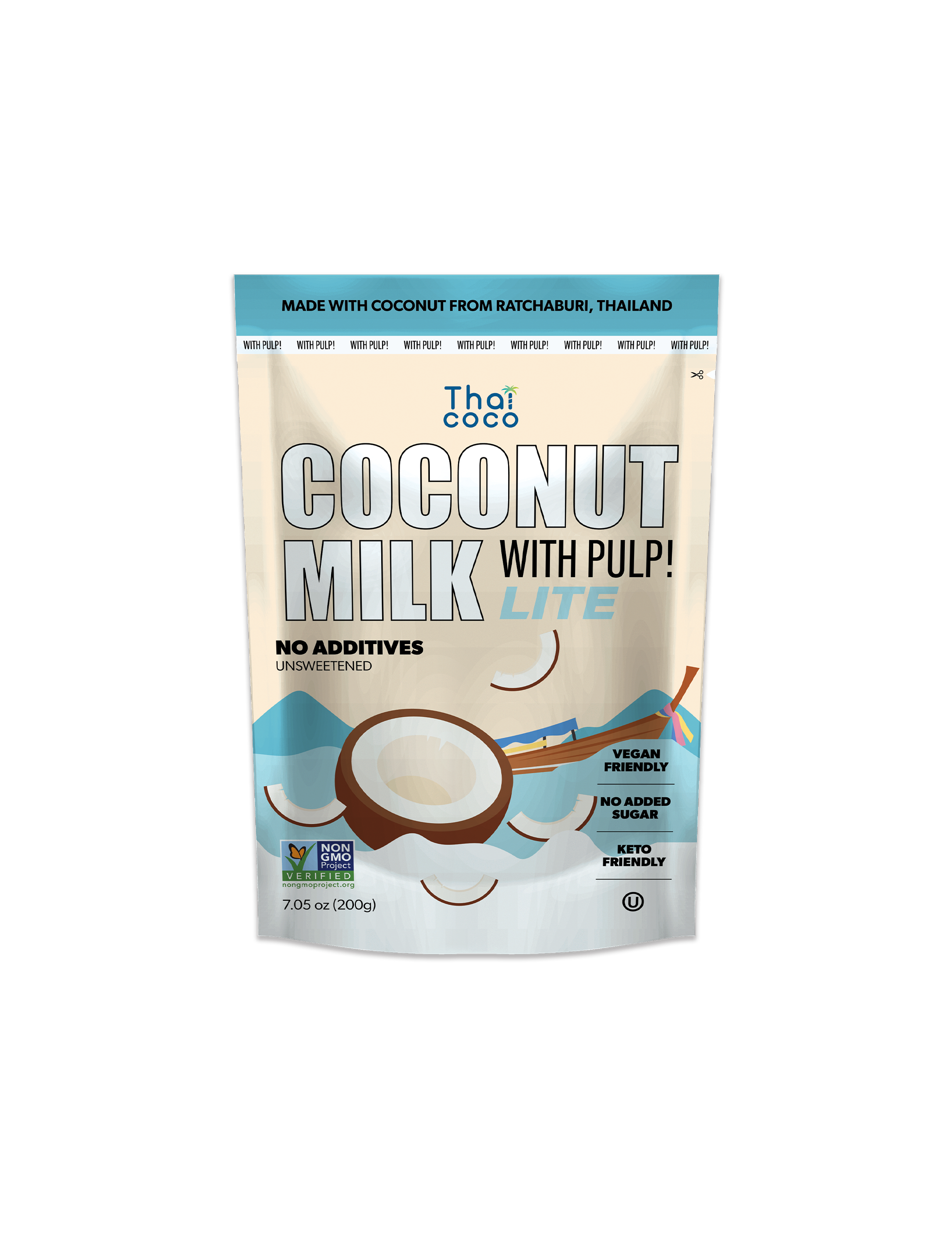 Coconut Milk Lite with Pulp 200 ml