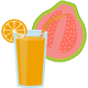 Orange juice & Guava