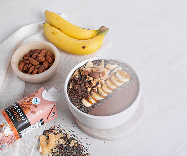 PEANUT CHOCO COCONUT SMOOTHIE BOWL