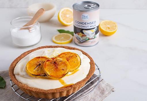 LEMON COCONUT CREAM TART