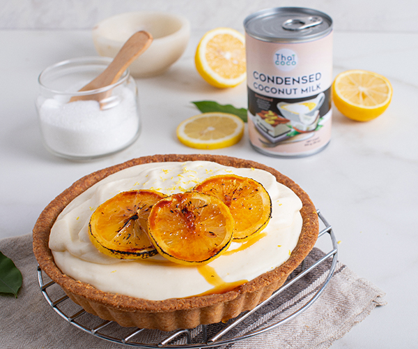 LEMON COCONUT CREAM TART